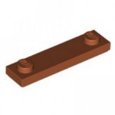 LEGO® 1x4 met 2 noppen DONKER ORANJE