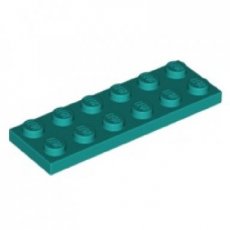 LEGO® 2x6 DONKER TURQUOISE