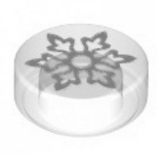 LEGO® 1x1 tegel rond TRANSPARANT