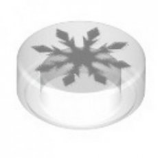 LEGO® 1x1 tile round TRANSPARENT