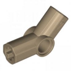 LEGO® hoekverbinding #4 DONKER BEIGE