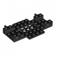 LEGO® auto onderplaat 6x10x1 ZWART