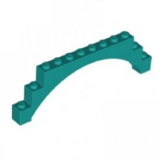LEGO® 6289132 D TURQUOISE - H-10-D LEGO® 1x12x3 boog DONKER TURQUOISE
