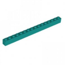 LEGO® 6289135 D TURQUOISE - H-2-A LEGO® 1x16 DONKER TURQUOISE