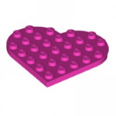 LEGO® 6289136 D ROZE - M-33-A LEGO ®  hartvormige plaat 6x6 DONKER ROZE