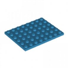 LEGO® 6x8 DONKER AZUUR BLAUW