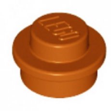 LEGO® 6315782 D ORANJE - MS-139-E LEGO® 1x1 rond DONKER ORANJE