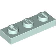 LEGO® Plaat 1x3 LICHT AQUA