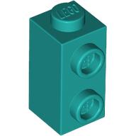 LEGO® 1x1x1 2/3  met 2 koplampen DONKER TURQUOISE