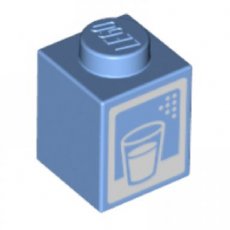 LEGO® brick 1x1 MEDIUM BLUE
