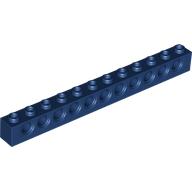 LEGO® steen met gaten 1x12 DONKER BLAUW