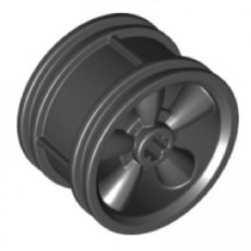 LEGO® PORSCHE wheel BLACK 30.4 mm diameter x 20 mm