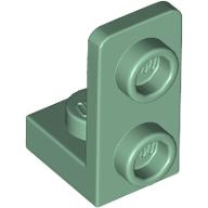 LEGO® 1x1 - 1x2 avec 1 tenon sur le côté VERT SABLE