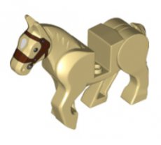 LEGO® paard BEIGE