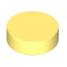 LEGO® 1x1 tegel rond LICHT GEEL