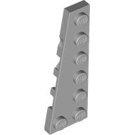 LEGO® 2x6 wig links hts LICHT GRIJS