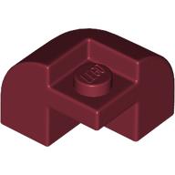 LEGO® rond 2x2x1 1/3 DONKER ROOD