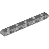 LEGO® lifting beam custom perpendicular holes thick 1x11 LIGHT GRAY