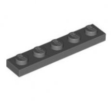 LEGO® 1x5 DONKER GRIJS