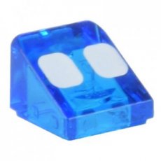 LEGO® 30 graden TRANSPARANT DONKER BLAUW