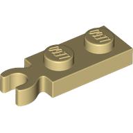 LEGO® 1x2 plaat aangepast BEIGE