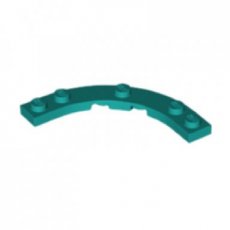 LEGO® 6377247 D TURQUOISE - M-37-A LEGO® plaat ronde hoek 5 x 5 DONKER TURQUOISE