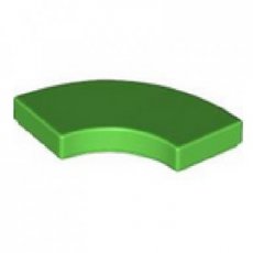 LEGO® 2x2 tegel ronde hoek  HELDER GROEN