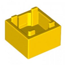 LEGO® container - krat GEEL