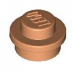 LEGO® plaque 1x1 rond  NOUGAT