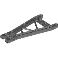 LEGO® hefbalk  open frame driehoekig 7x16 DONKER GRIJS