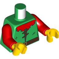 LEGO® torso GREEN