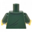 LEGO® torso DONKER GROEN