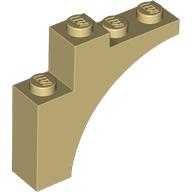 LEGO® bow 1x4x3 TAN