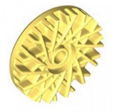 LEGO® wheel cover 28 spoke - 18mm D LIGHT YELLOW