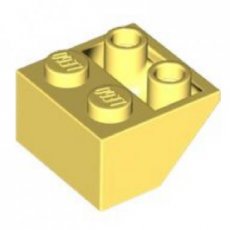 LEGO® omgekeerd dakpan 45 graden 2x2 LICHT GEEL