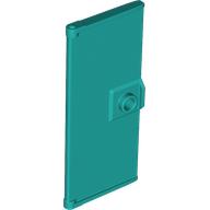 LEGO® 1x3x6 (PETIT MODÈLE) avec poignée de porte TURQUOISE FONCE