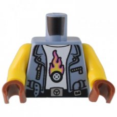 LEGO® torso ZAND BLAUW