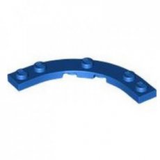 LEGO® plaat ronde hoek 5 x 5 BLAUW