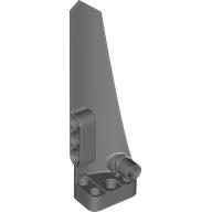 LEGO® paneel #5 links 3x11  DONKER GRIJS