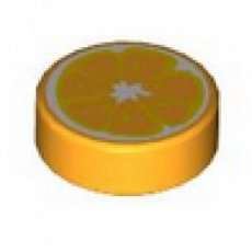 LEGO® 1x1 tegel rond LICHT ORANJE