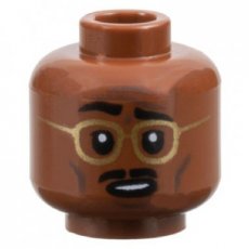 LEGO® hoofd BRUIN