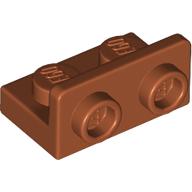 LEGO® corner plate 1x2 - 1x2 inverted  DARK ORANGE