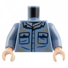 LEGO® torso SAND BLUE