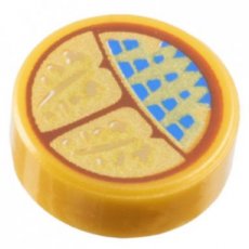 LEGO® 1x1 tegel rond PARELACHTIG GOUD