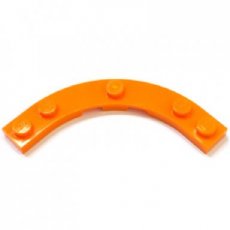 LEGO® plaat ronde hoek 5 x 5 ORANJE