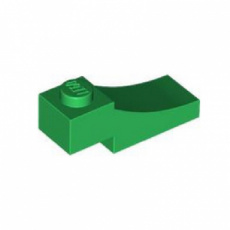 LEGO® steen boog omgekeerd 1x3 boog GROEN