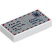 LEGO® tegel 1x2 WIT