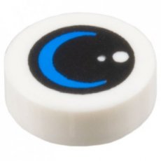 LEGO® tile 1x1 round WHITE