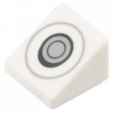 LEGO® slope 30 degrees WHITE