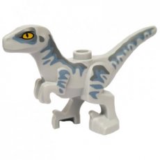 LEGO® Dinosaur Raptor / Velociraptor Baby LICHT GRIJS